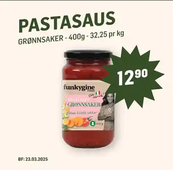 Holdbart PASTASAUS tilbud
