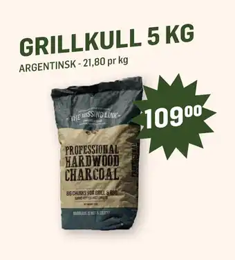 Holdbart GRILLKULL 5 KG tilbud
