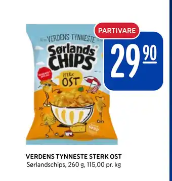 Rema 1000 VERDENS TYNNESTE STERK OST tilbud