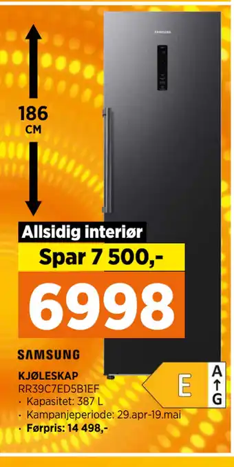 POWER KJØLESKAP tilbud