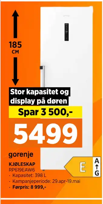 POWER KJØLESKAP tilbud