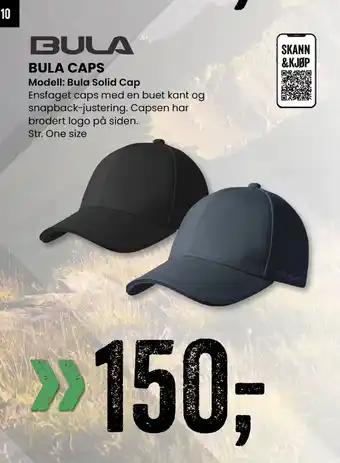 Sport Outlet BULA CAPS tilbud