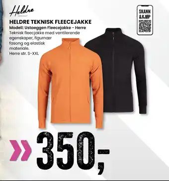Sport Outlet HELDRE TEKNISK FLEECEJAKKE tilbud