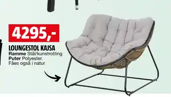 Bauhaus LOUNGESTOL KAJSA tilbud