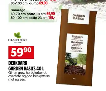 Bauhaus DEKKBARK GARDEN BASICS 40 L tilbud