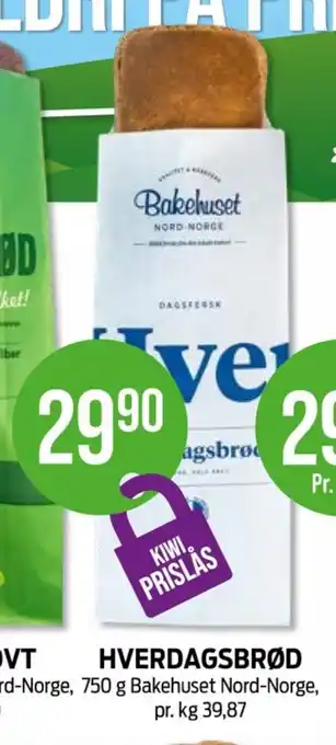 Kiwi Bakehuset hverdagsgrovt tilbud