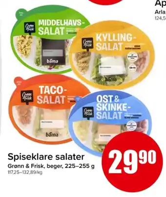 Eurospar Grønn og frisk måltidssalat tilbud