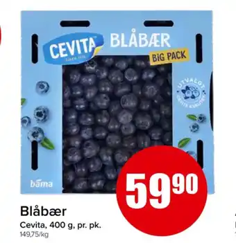 Eurospar Cevita blåbær tilbud