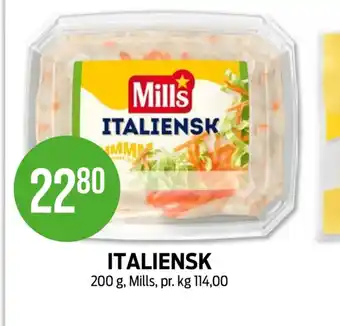 Kiwi Mills italiensk salat tilbud