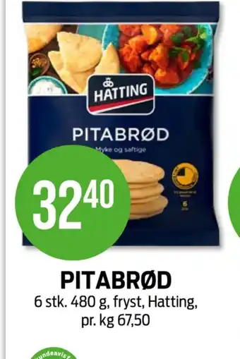 Kiwi Hatting pitabrød tilbud