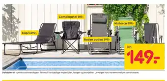 Rusta Ukjent solseng tilbud