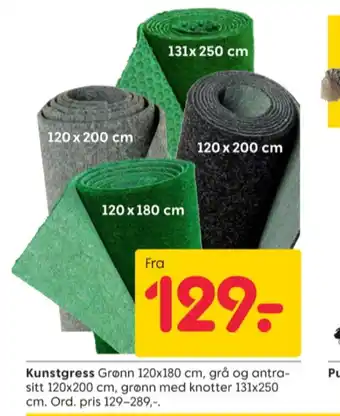 Rusta Ukjent kunstgress tilbud