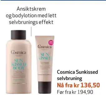 Apotek 1 Cosmica Sunkissed selvbruning tilbud