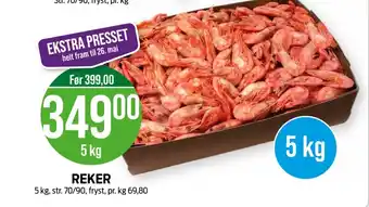 Kiwi Ukjent reker tilbud