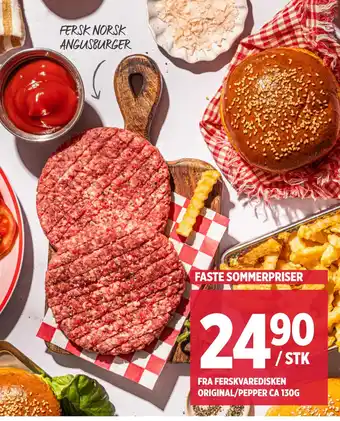 Jacobs FERSK NORSK ANGUSBURGER tilbud