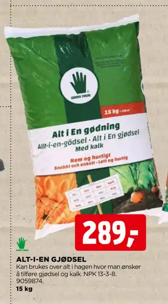 jem & fix ALT-I-EN GJØDSEL tilbud