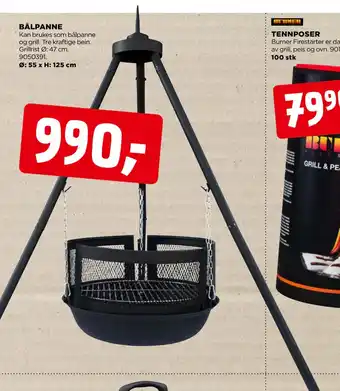jem & fix BÅLPANNE tilbud