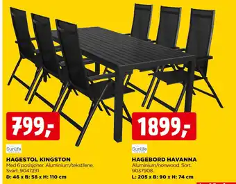 jem & fix HAGEBORD HAVANNA tilbud