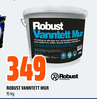 Obs Bygg ROBUST VANNTETT MUR tilbud
