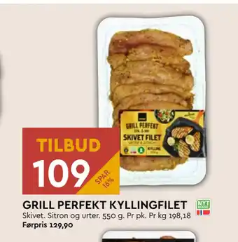 Coop Mega GRILL PERFEKT KYLLINGFILET tilbud