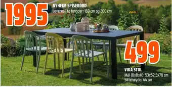 Obs Bygg VIKA STOL tilbud