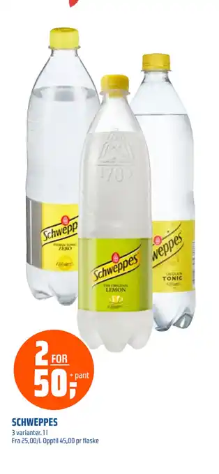 Coop Obs SCHWEPPES tilbud