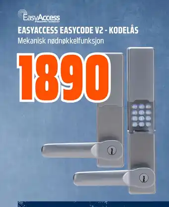 Obs Bygg EASYACCESS EASYCODE V2 - KODELÅS tilbud