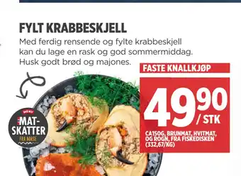 Meny FYLT KRABBESKJELL tilbud