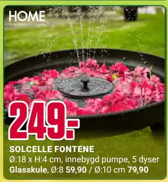 Europris SOLCELLE FONTENE tilbud