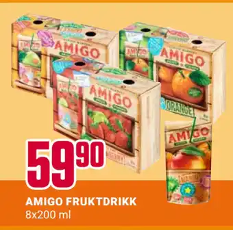 Europris AMIGO FRUKTDRIKK tilbud