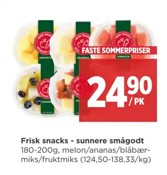 Meny Frisk snacks - sunnere smågodt tilbud