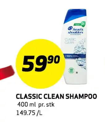 Bunnpris CLASSIC CLEAN SHAMPOO tilbud