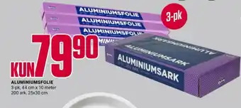 Europris Quick aluminiumsfolie tilbud