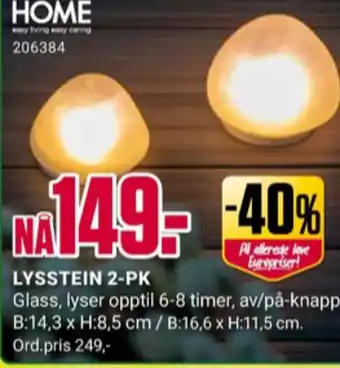 Europris Home lysdekorasjon tilbud