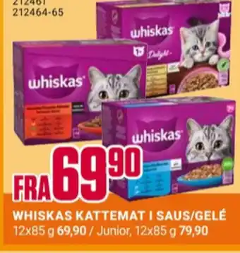 Europris Whiskas kattemat tilbud