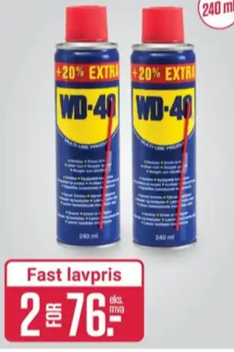 Europris Wd-40 bilpleie tilbud
