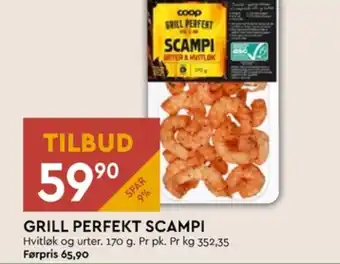 Coop Mega Coop scampi tilbud