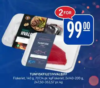 Rema 1000 TUNFISKFILET/HVALBIFF tilbud