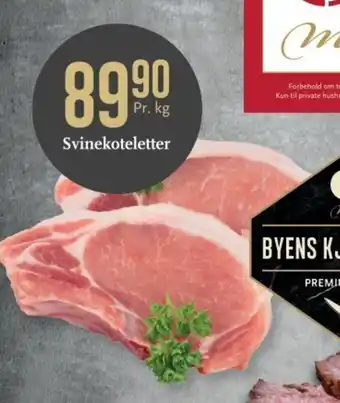 CC Mat Svinekoteletter tilbud