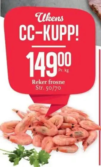 CC Mat Reker frosne tilbud
