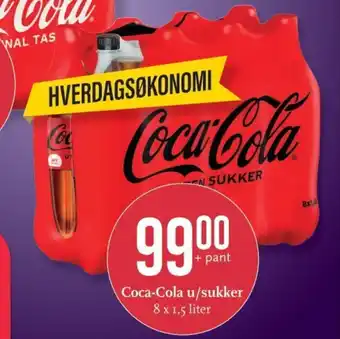 CC Mat Coca-Cola u/sukker tilbud