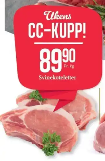 CC Mat Svinekoteletter tilbud