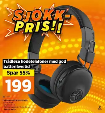 POWER TRÅDLØSE HODETELEFONER tilbud