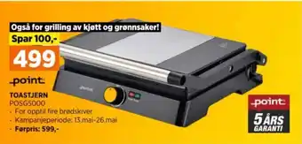 POWER TOASTJERN POSG5000 tilbud