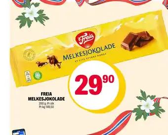 Coop Extra FREIA MELKESJOKOLADE tilbud