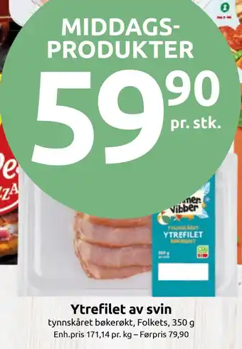 Joker Ytrefilet av svin tilbud