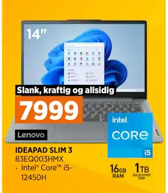 POWER IDEAPAD SLIM 3 tilbud