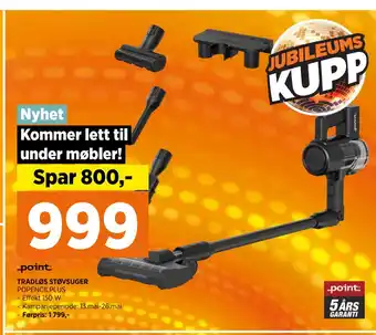 POWER TRÅDLØS STØVSUGER tilbud