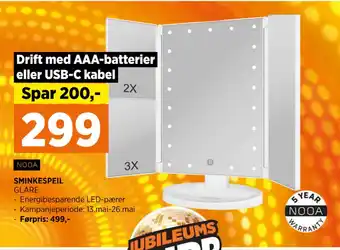 POWER SMINKESPEIL tilbud
