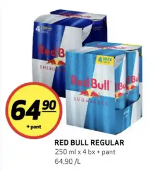 Bunnpris Red bull energidrikk tilbud